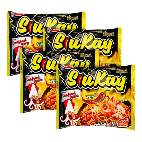 Mì SiuKay vị Hải sản 127g, 1 set 4 gói 1