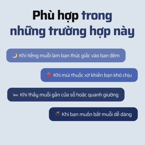 Vợt muỗi điện + bộ pin 3