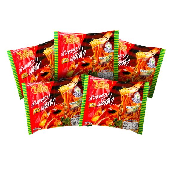 Mì Wai Wai Pad Cha 60g, 1 set 5 gói 1