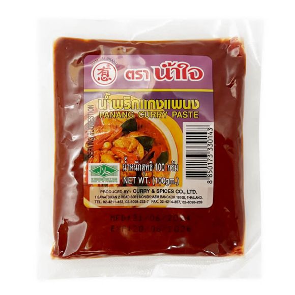 Xốt gia vị cà ri Panang Namjai Thái Lan 100g, 1 gói 1