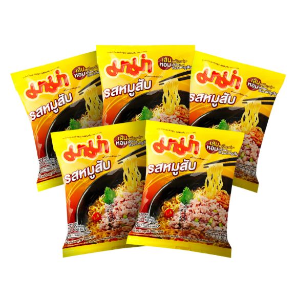 Mì Mama vị Thịt heo bằm Thái Lan 60g, 1 set 5 gói 1