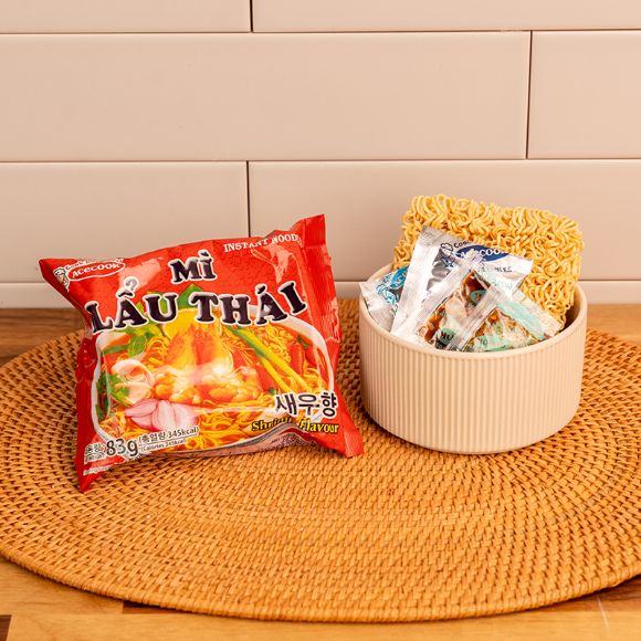 Mì lẩu thái Acecook 80g, 1 set 5 gói 4