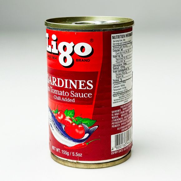 Ligo Sardins Chili (Red) 155g 2