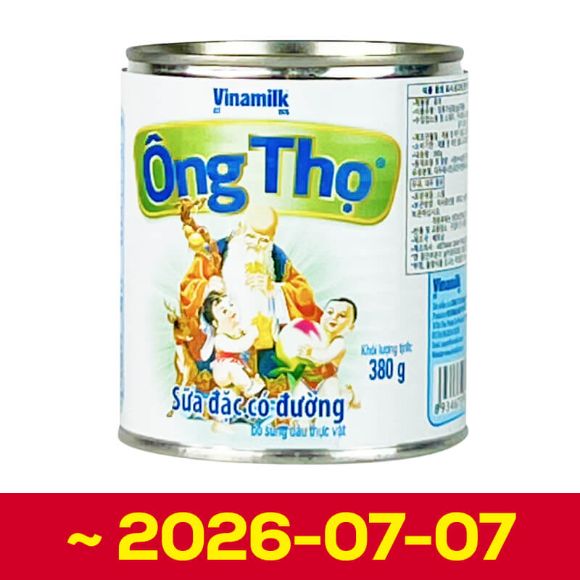 Sữa đặc có đường Ông Thọ Vinamilk 380g, 1 lon (hạn sử dụng 07-07-2026) 1