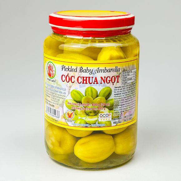 Cóc chua ngọt Ngọc Liên 850g, 1 lọ 2