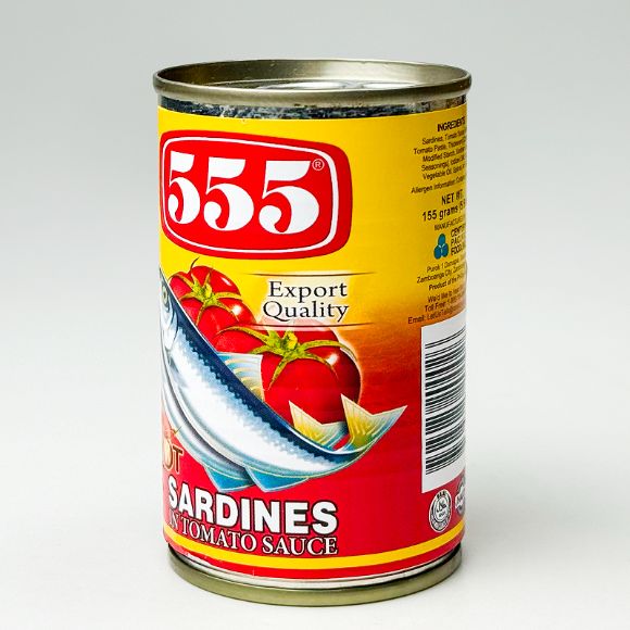 555 Sardines Tomato Chili(Yellow) 155g 2