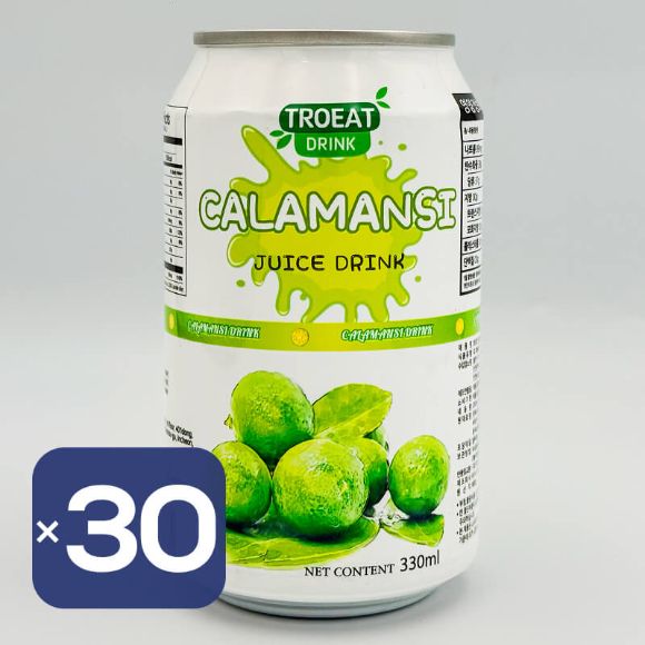 Minuman Rasa Kalamansi 330ml, 30 kaleng, 1 box 1