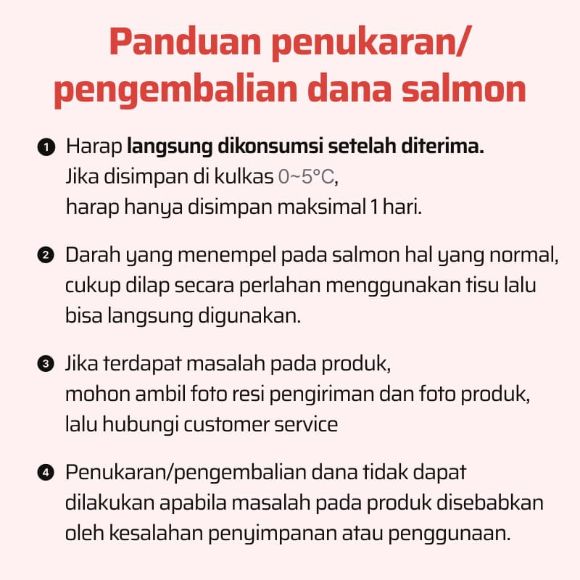 Fillet Salmon 500g, 1 Pack 7