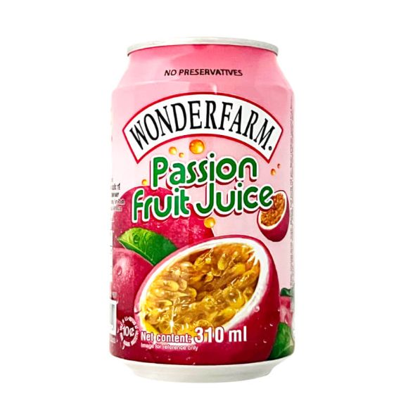 Nước chanh dây Wonderfarm 310ml, 1 lon 1