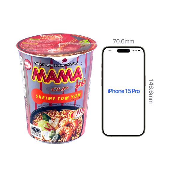 Mì ly Mama Tom Yum Thái Lan 70g, 1 set 2 hộp 4