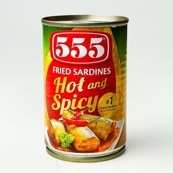 555 Fried Sardines Hot and Spicy 155g 1