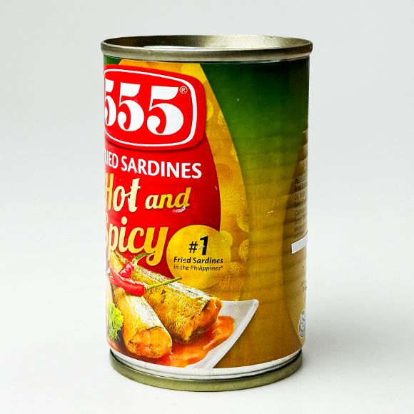555 Fried Sardines Hot and Spicy 155g 2