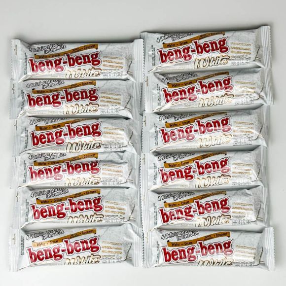 Bánh xốp phủ socola trắng Beng Beng Thái Lan 264g, 1 hộp 12 cái 2