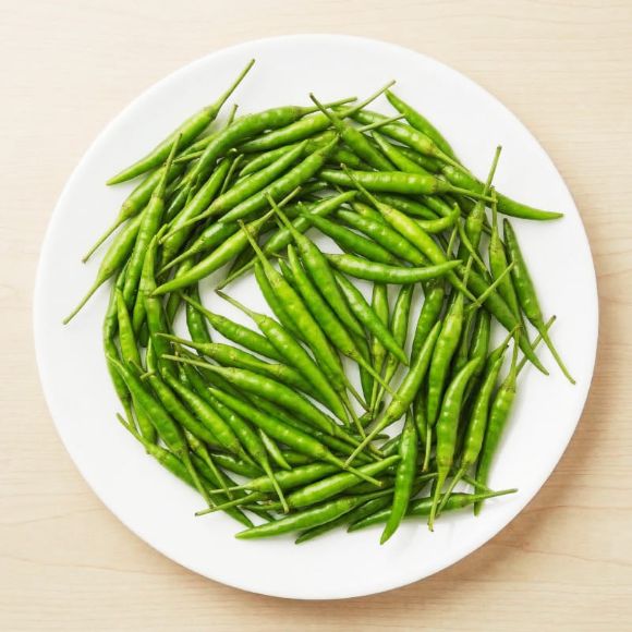 Fresh Vietnamese green papper(Ot xanh) 100g 1