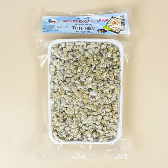 Thịt hến Việt Nam đông lạnh 450g, 1 bịch 2