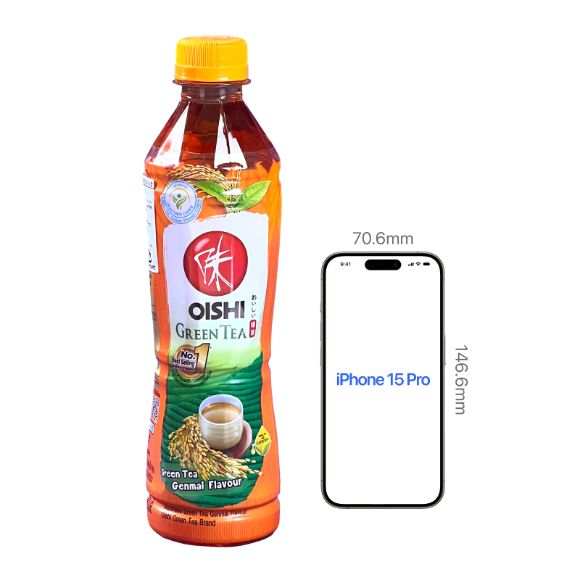 Trà xanh Oishi vị gạo lứt 400ml 1 chai 3