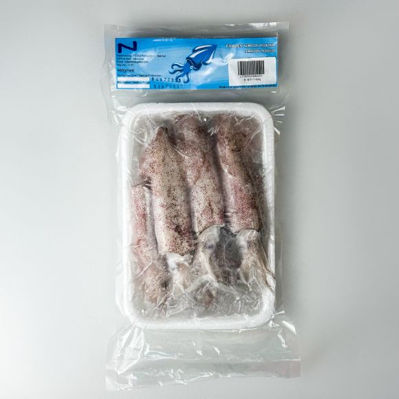 Mực ống nguyên con đông lạnh 400g 3