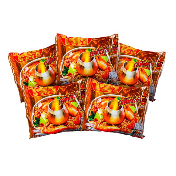 Mì Wai Wai Tom Yum Kem 60g, 1 set 5 gói 1