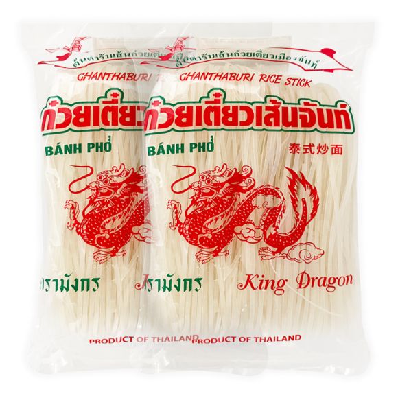 Bánh phở khô Chanthaburi Thái Lan 500g, 1 set 2 gói 1