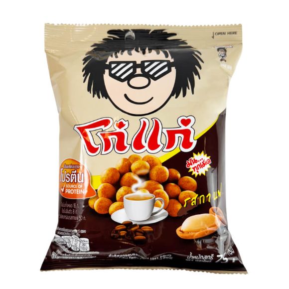Đậu phộng cốt dừa Koh Kae Thái Lan vị Cà phê 75g, 1 gói 1