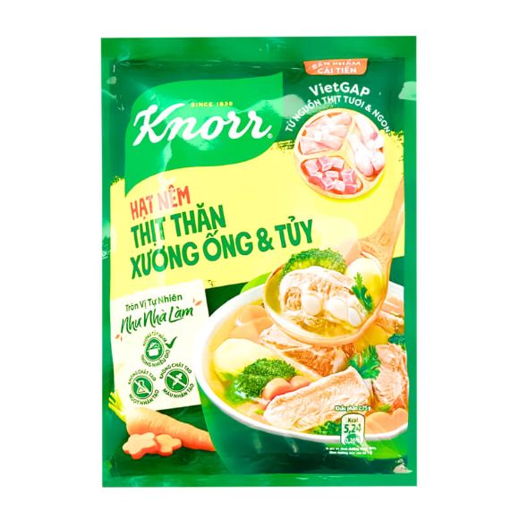 Hạt nêm Knorr thịt thăn xương ống & tủy 170g 1 gói 1