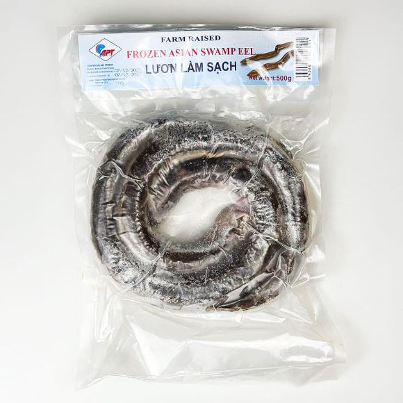 Lươn làm sạch đông lạnh APT 500g, 1 gói 3