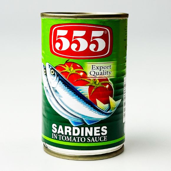 555 Sardines Tomato Sauce(Green) 155g 1