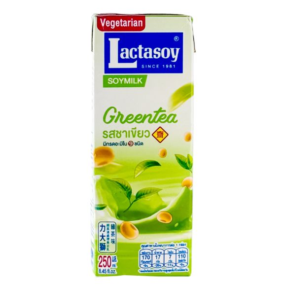 Sữa đậu nành vị trà xanh Lactasoy 250ml 1 lốc 6 hộp 2