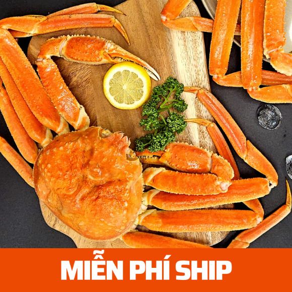 Cua tuyết hấp chín 1kg, 1 con 1