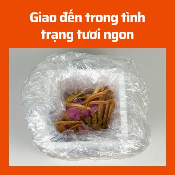 Cua tuyết hấp chín 1kg, 1 con 2