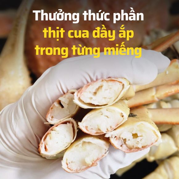 Cua tuyết hấp chín 1kg, 1 con 3
