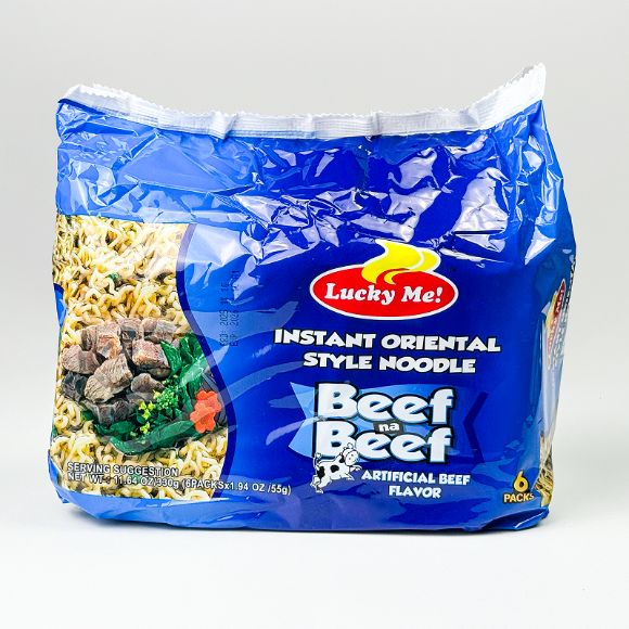 Lucky Me! Beef Noodles 6's 330g 1