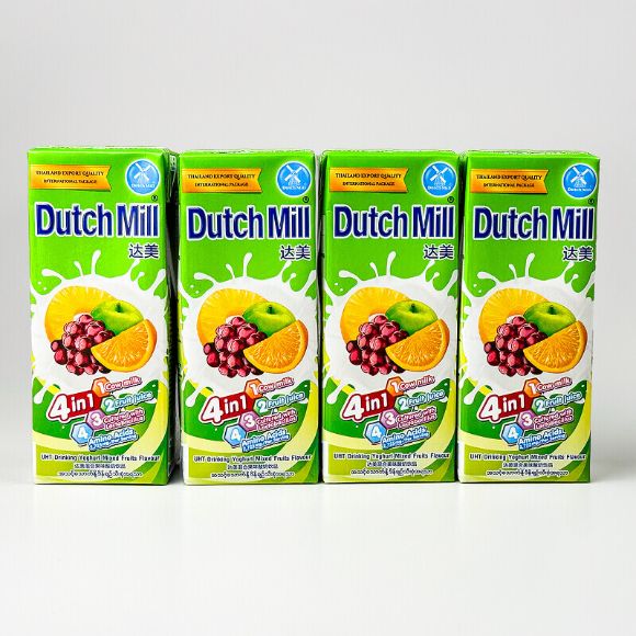 Sữa chua uống Ductch Mill vị trái cây 180ml 1 lốc 4 hộp 1