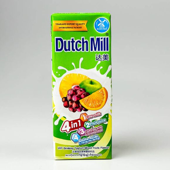 Sữa chua uống Ductch Mill vị trái cây 180ml 1 lốc 4 hộp 2