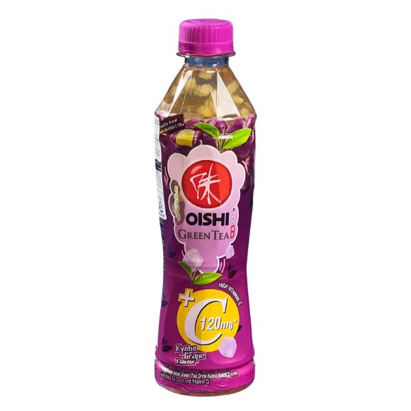 Trà xanh Oishi Thái Lan vị Nho 400ml, 1 set 4 chai (hạn sử dụng 13-07-2026) 2