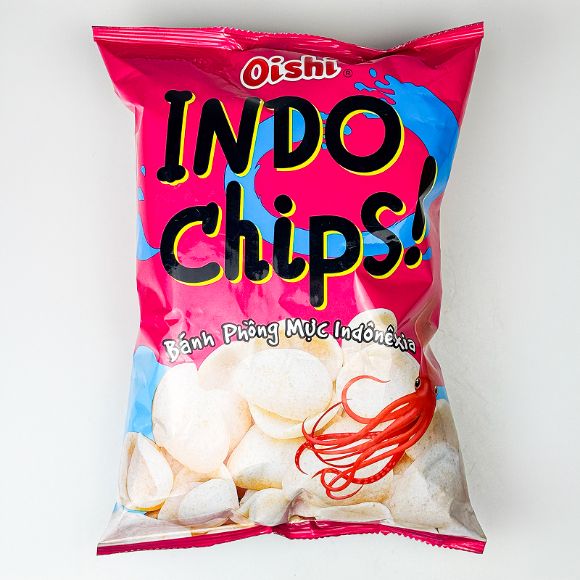 Snack Bánh phồng mực Inđônêxia Oishi 68g, 1 gói 3