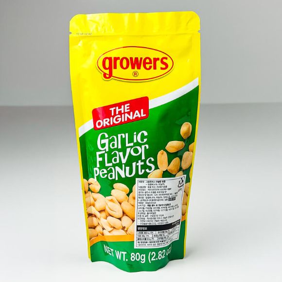Growers Garlic Flavor Peanuts (Original 80g 2