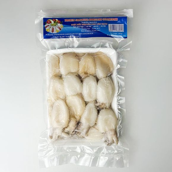 Mực nút (nang baby) đông lạnh 400g, 1 túi 3