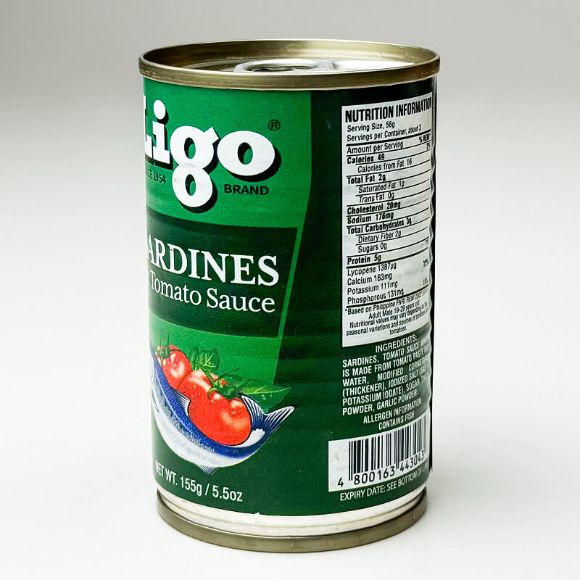 Ligo Sardins Tomato (Green) 155g 2