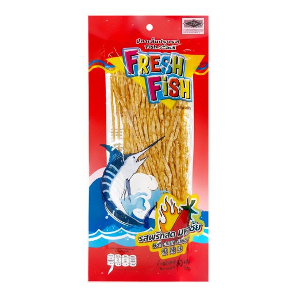 Snack cá sợi tẩm gia vị, vị ớt tươi Maha Chai 80g 1