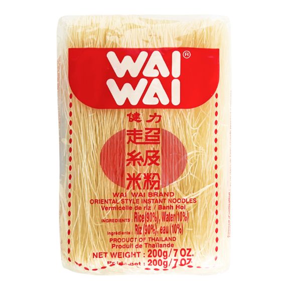 Bún gạo khô Wai Wai 200g, set 2 gói 2