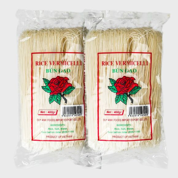 Bún gạo Hoa Hồng 400g, 1 set 2 gói 1