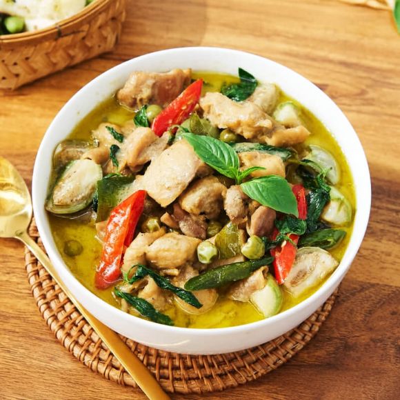 Xốt gia vị cà ri xanh Thái Lan Namjai 100g, 1 gói 2
