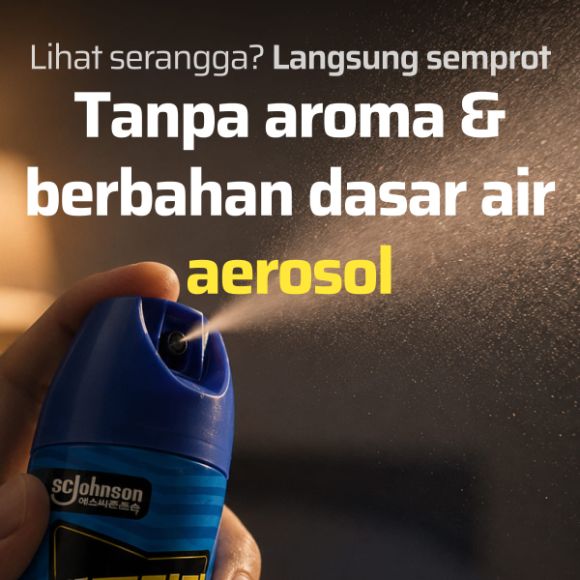 F-Killa semprotan aerosol pembasmi serangga berbahan dasar air, tanpa pewangi, 600ml 2