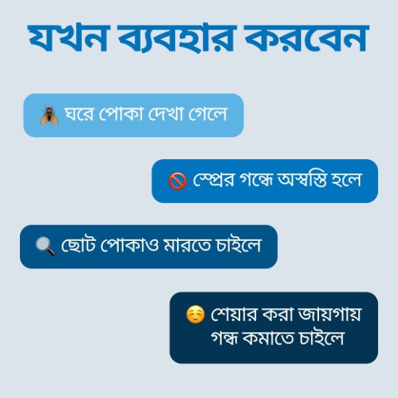 এফ-কিলা পানিভিত্তিক গন্ধহীন কীটনাশক অ্যারোসল স্প্রে, ৬০০ মিলি 3