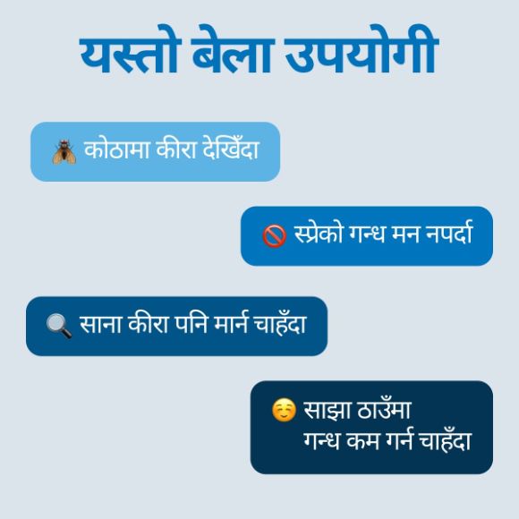 एफ-किल्ला पानीमा आधारित गन्धरहित कीटनाशक एरोसोल स्प्रे, 600 मि.लि. 3