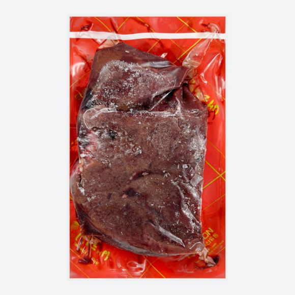 Gan bò Hanu đông lạnh 1kg, 1 gói 2