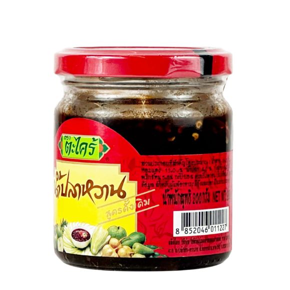 Mắm chấm trái cây Takrai Thái Lan (vị cay nguyên bản) 215g, 1 lọ 2
