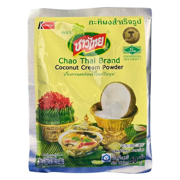 Bột cốt dừa Chao Thai 60g, 1 gói 1