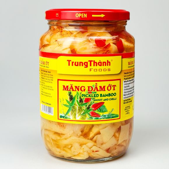 Măng dầm ớt Trung Thành 800g, 1 lọ 2